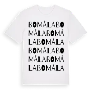 Bomåla ordlek t-shirt – ekologisk bomull t-shirt från Pinshirt