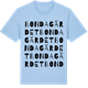 Blue Soul t-shirt med Bondagärdet ordlek t-shirt