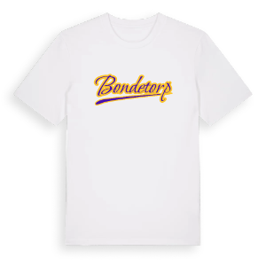 Bondetorp baseball t-shirt – ekologisk bomull t-shirt från PinShirt