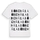 Bönemåla ordlek t-shirt