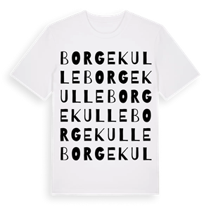 Borgekulle ordlek t-shirt – ekologisk bomull t-shirt från Pinshirt