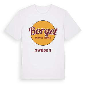 Borget cirkel t-shirt – ekologisk bomull t-shirt från Pinshirt