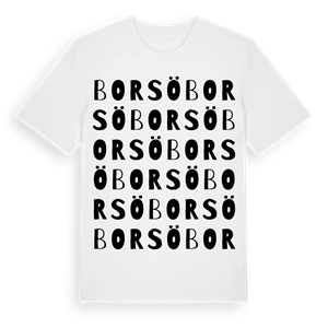 Borsö ordlek t-shirt – ekologisk bomull t-shirt från Pinshirt