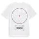 White t-shirt med Borsö t-shirt