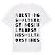 Borstingshult ordlek t-shirt