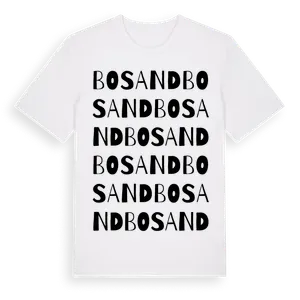 Bosand ordlek t-shirt – ekologisk bomull t-shirt från Pinshirt