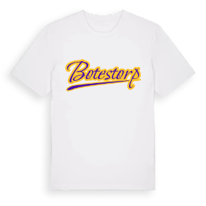 Botestorp baseball t-shirt – ekologisk bomull t-shirt från Pinshirt