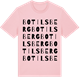 Pink Cotton t-shirt med Botilsberg ordlek t-shirt