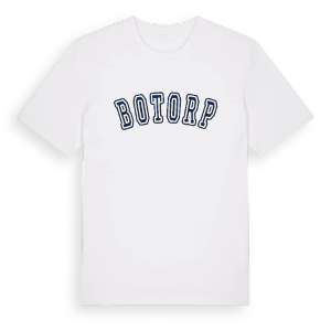 Botorp college t-shirt – ekologisk bomull t-shirt från Pinshirt