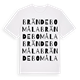 Brändebomåla ordlek t-shirt
