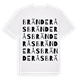 Bränderås ordlek t-shirt