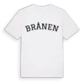 Brånen böjd t-shirt