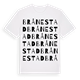 White t-shirt med Brånestad ordlek t-shirt