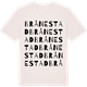 Vintage White t-shirt med Brånestad ordlek t-shirt