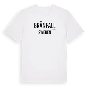 Brånfall i Sverige t-shirt – ekologisk bomull t-shirt från Pinshirt