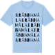 Blue Soul t-shirt med Brännamåla ordlek t-shirt