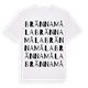 Brännamåla ordlek t-shirt