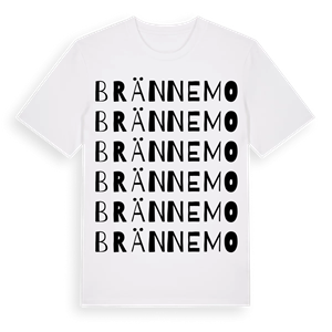 Brännemo ordlek t-shirt – ekologisk bomull t-shirt från Pinshirt