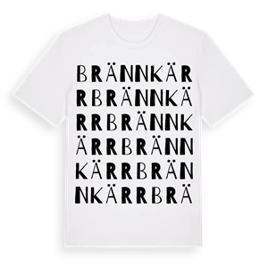 Brännkärr ordlek t-shirt – ekologisk bomull t-shirt från Pinshirt