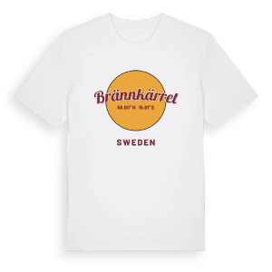 Brännkärret cirkel t-shirt – ekologisk bomull t-shirt från Pinshirt
