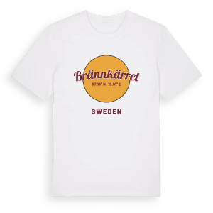 Brännkärret cirkel t-shirt – ekologisk bomull t-shirt från Pinshirt