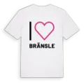 Jag älskar Bränsle t-shirt stort tryck