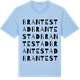 Blue Soul t-shirt med Brantestad ordlek t-shirt