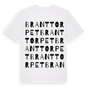 Branttorpet ordlek t-shirt – ekologisk bomull t-shirt från Pinshirt