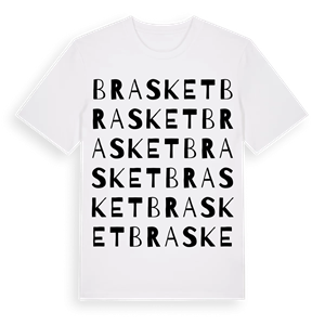 Brasket ordlek t-shirt – ekologisk bomull t-shirt från Pinshirt