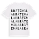 Bråtemåla ordlek t-shirt
