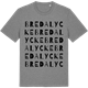 Mid Heather Gray t-shirt med Bredalycke ordlek t-shirt