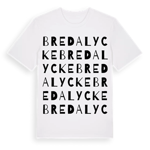 Bredalycke ordlek t-shirt – ekologisk bomull t-shirt från Pinshirt