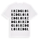 Bredglo ordlek t-shirt