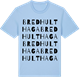 Blue Soul t-shirt med Bredhulthaga ordlek t-shirt