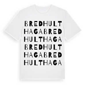 Bredhulthaga ordlek t-shirt – ekologisk bomull t-shirt från Pinshirt