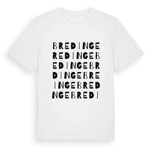 Bredinge ordlek t-shirt – ekologisk bomull t-shirt från Pinshirt
