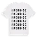 White t-shirt med Bredinge ordlek t-shirt