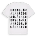 Bredsjömåla ordlek t-shirt
