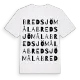 Bredsjömåla ordlek t-shirt
