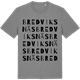 Mid Heather Gray t-shirt med Bredviksnäs ordlek t-shirt