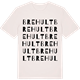 Vintage White t-shirt med Brehult ordlek t-shirt