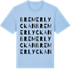 Blue Soul t-shirt med Bremerlyckan ordlek t-shirt