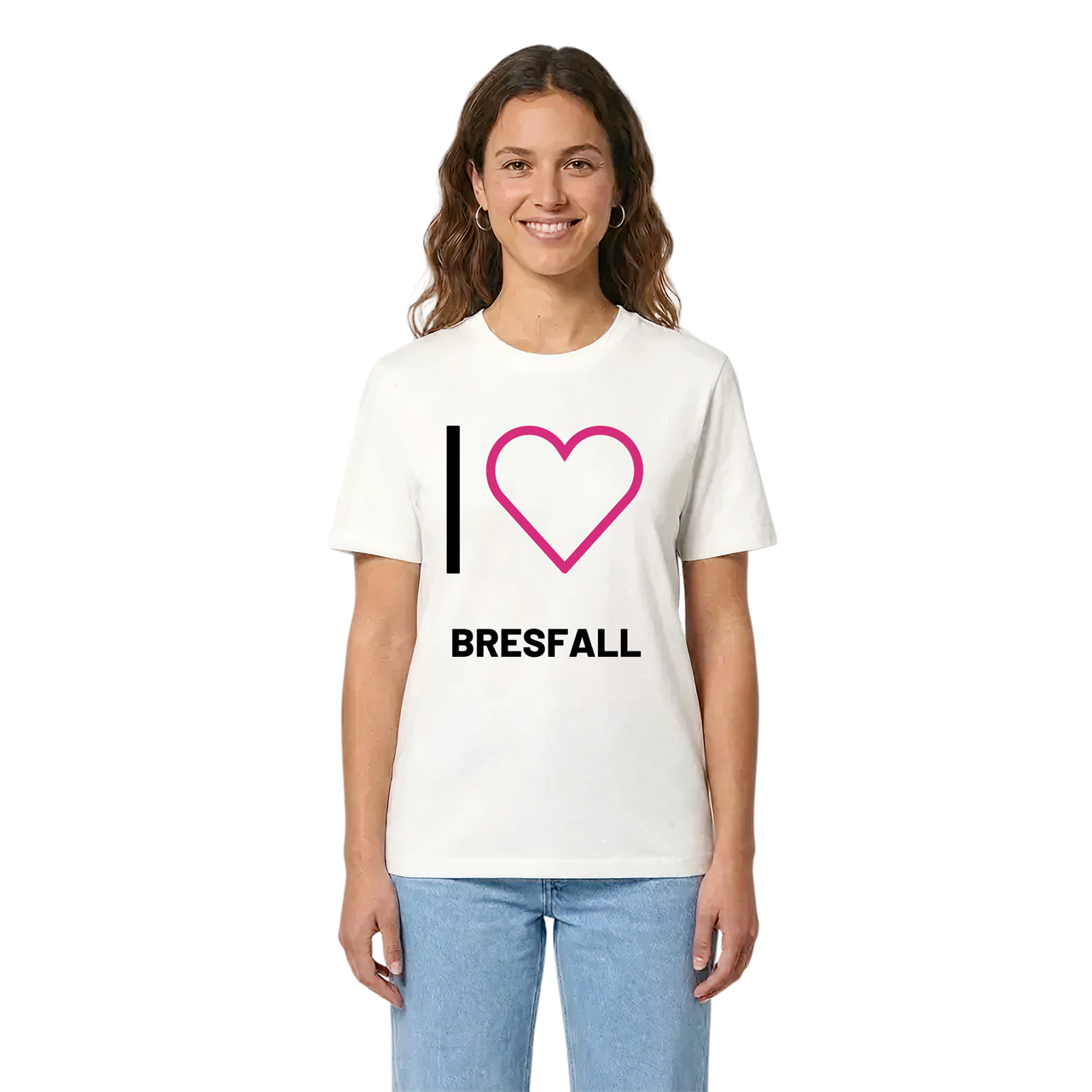 Jag älskar Bresfall t-shirt stort tryck i miljö