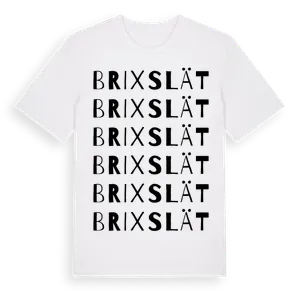 Brixslät ordlek t-shirt – ekologisk bomull t-shirt från Pinshirt