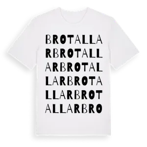 Bro Tallar ordlek t-shirt – ekologisk bomull t-shirt från Pinshirt