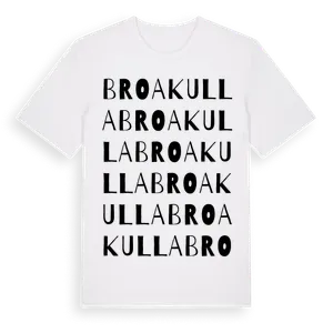 Broakulla ordlek t-shirt – ekologisk bomull t-shirt från Pinshirt