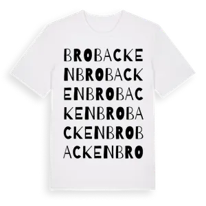 Brobacken ordlek t-shirt – ekologisk bomull t-shirt från Pinshirt