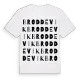 Broddevik ordlek t-shirt
