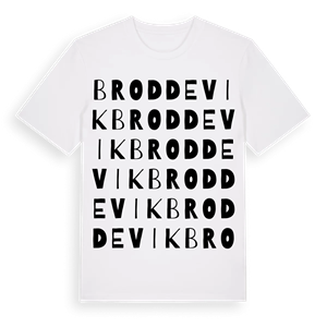 Broddevik ordlek t-shirt – ekologisk bomull t-shirt från Pinshirt