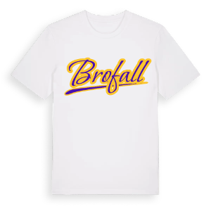 Brofall baseball t-shirt – ekologisk bomull t-shirt från Pinshirt
